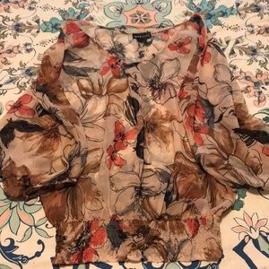 Small Wet Seal Floral Blouse